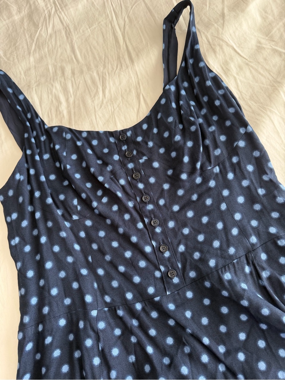 NWT Reformation Valencio Polka Dot Mini Dress - Picture 3 of 11